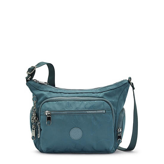 Kipling Gabbie Small Printed Crossbodytassen Donkerblauw Grijs | BE 1145VR